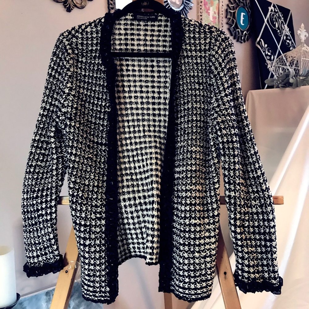 Jones New York Knit Cardigan Jacket